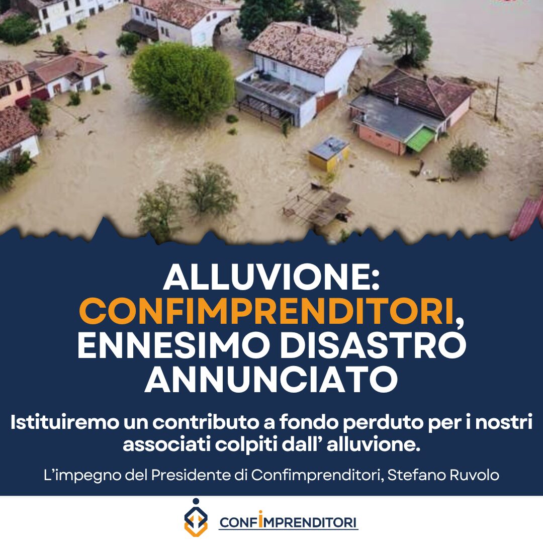 alluvione: confimprenditori, tragedia annunciata